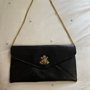Vintage Marjorie Blum frog 🐸 clutch with chain
